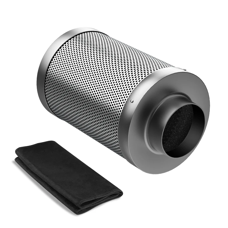 High Quality  Air Aluminum Ducting  Inline 4 Inch Carbon Filter  Pole Fans kit For Grow Box