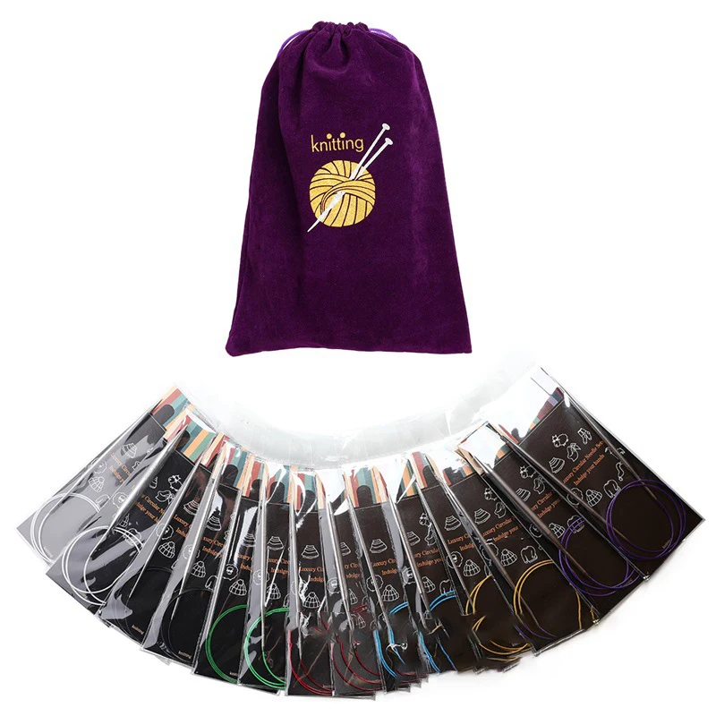 Wholesale Stainless Steel Smooth Double Pointed Knitting Needle Home Safety Sweater Knitting Needles