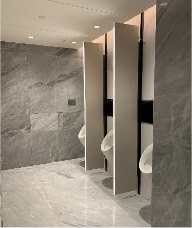 public wood 12mm hpl toilet partition