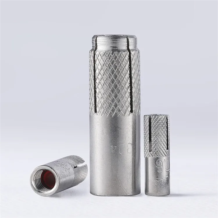 Factory M6-M20 ss304 ss316 stainless steel Expansion Anchor Bolt drop in anchor
