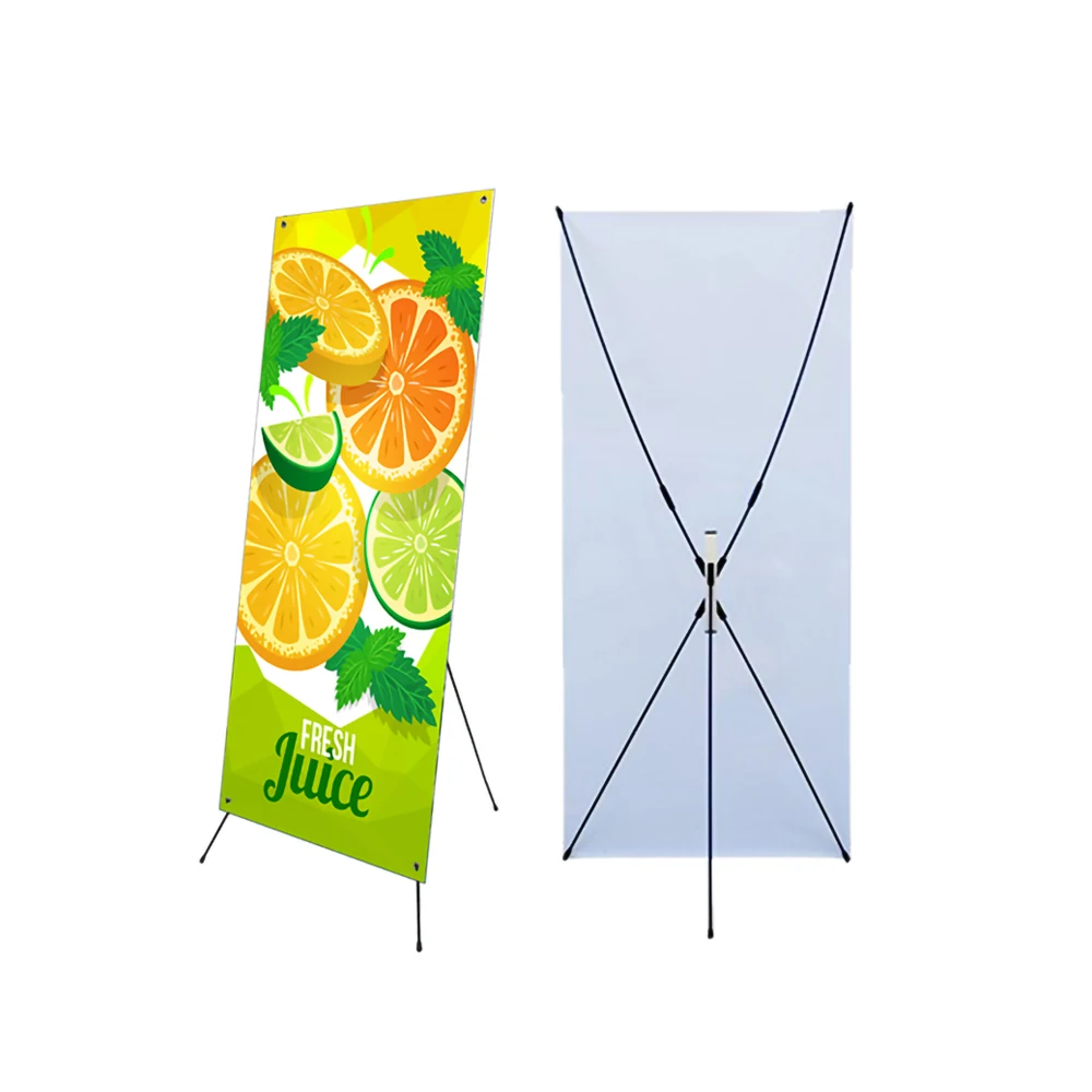 Advertising X Banner Size 60*160cm 80*180cm With Custom Digital Printing For Trade Show
