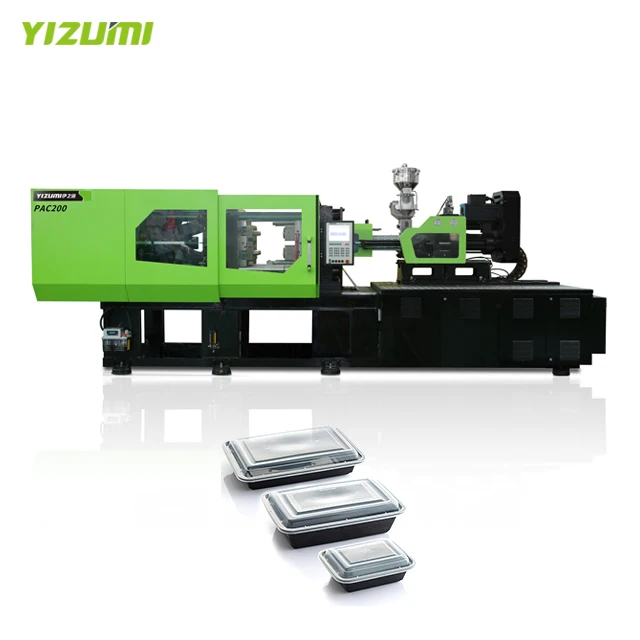  YIZUMI High Speed Thin Wall Container Making Machine Plastic Injection Molding Moulding 200Ton Factory