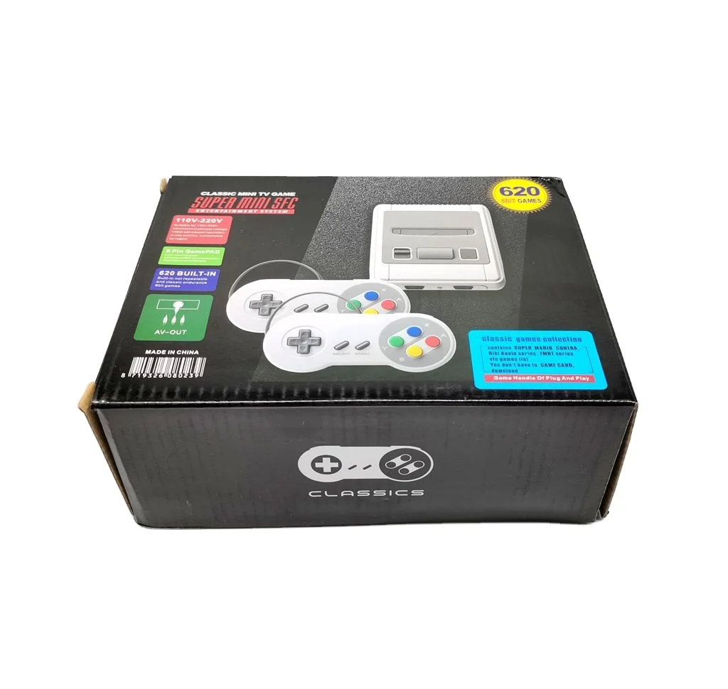 Оптовая Продажа Обновление консоли 8-битный Ретро ручной классический игровой ТВ игровая консоль 620 игровой консоли