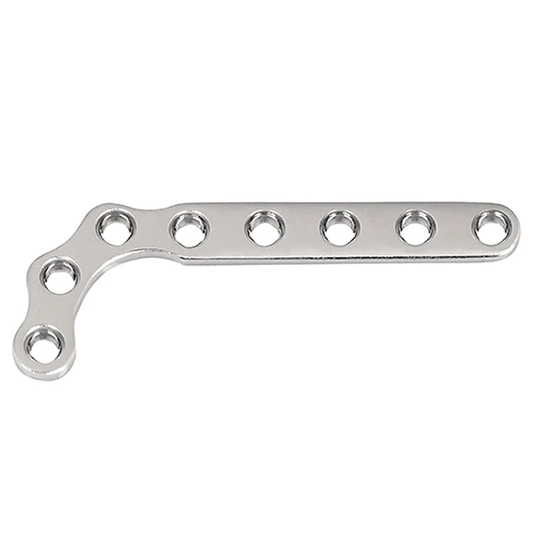 Price friendly Stainless Steel Veterinary medical orthopedic implants  2.0 Distal Femoral Round Hole Plate