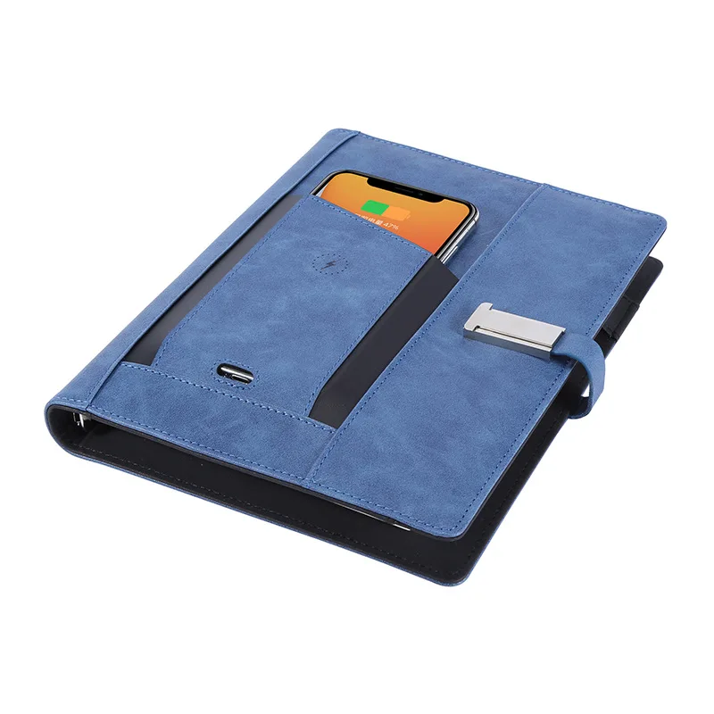 Best Price Power Bank Notebook Gift Set Smart Notebook Agenda With Power Bank
