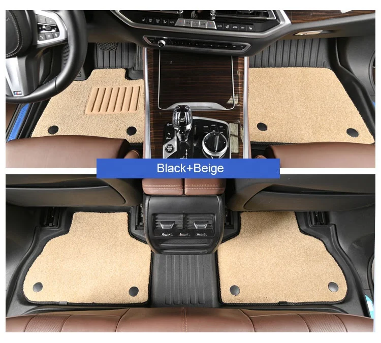 All Weather 3D TPE Car Mat Factory price healthy material XPE car floor liners odorless Rubber 3D Car Mat for PEUGEOT RIFTER