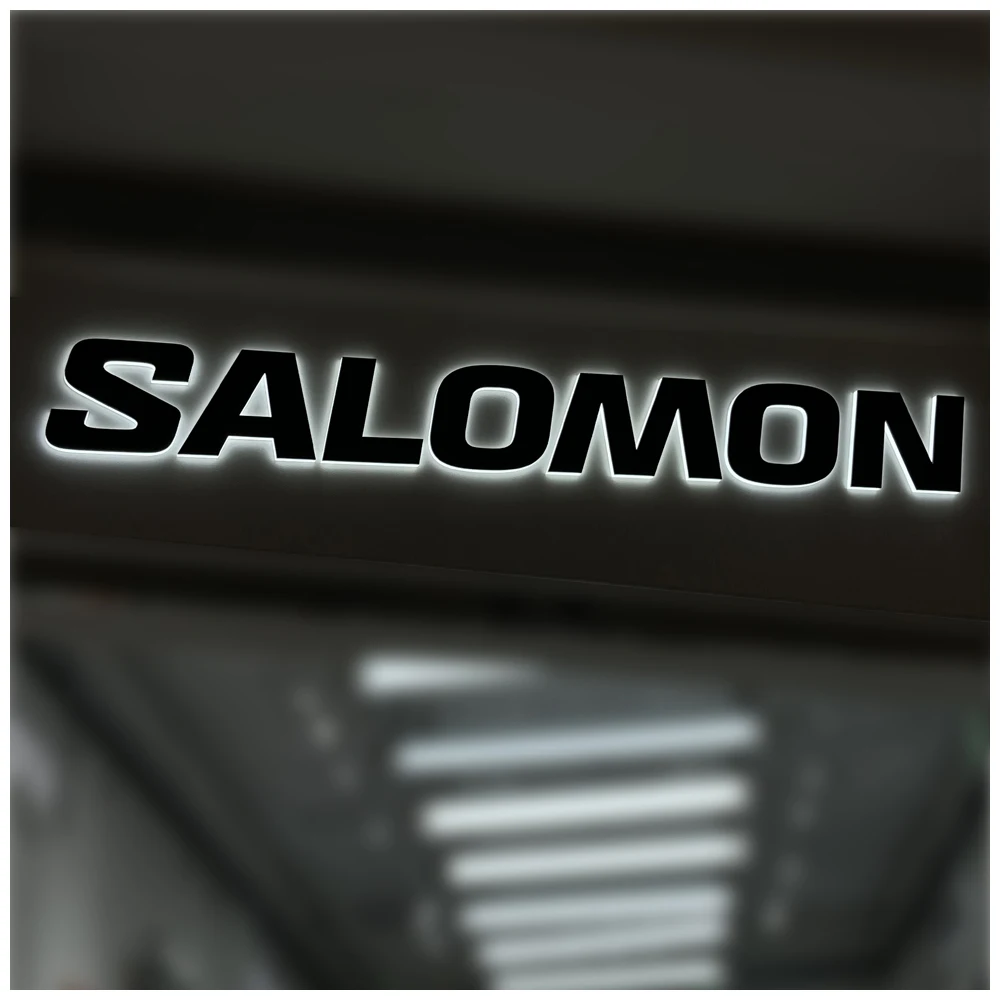 Custom 3D Led Illuminated Backlit Sign Letter Channel Light Logo Office Door Sign Acrylic Signage Metal Outdoor Business Signs