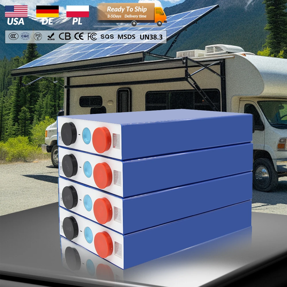 США Бесплатная доставка 3 2 В 100ah Lifepo4 336wh призматический аккумулятор 200ah литиевая батарея для Ebike