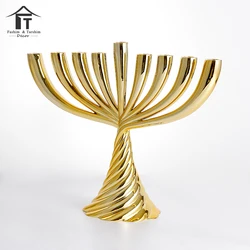 Table Nordic Modern Decorative long stemmed Candlesticks Stand Gold Luxury Tall Candle Holder For Weddings Candelabra