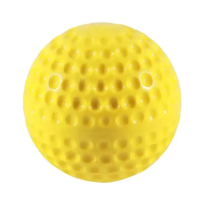 ODM OEM 12inch 9inch Pu Foam Yellow Soft Baseball Pitching Machine Balls Training Practice Baseball Ball