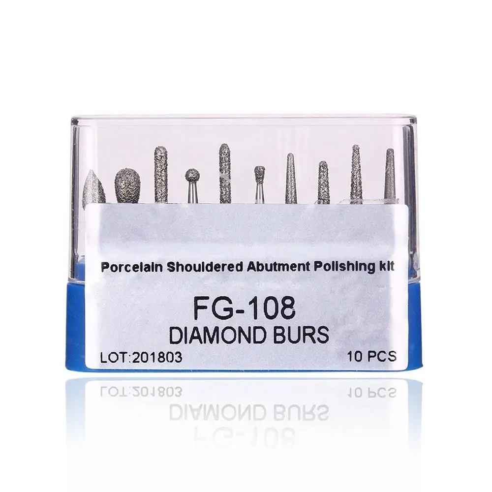 Dental Porcelain Shouldered Abutment Polishing FG-108 Dental Diamond Burs No reviews yet