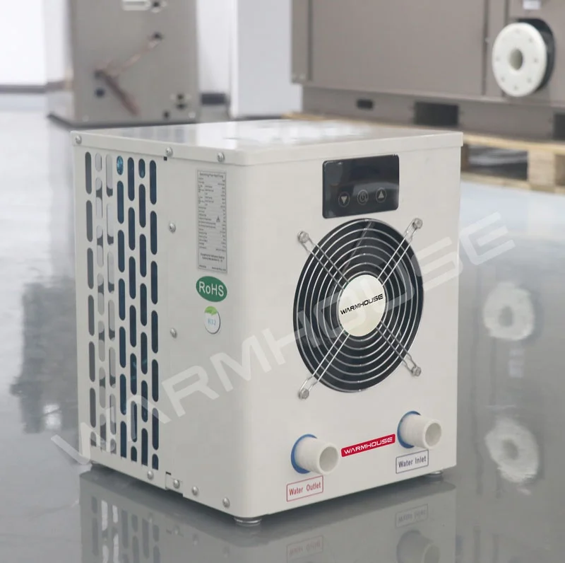 WarmHouse Wholesale Metal Swimming Pool Heat Pump 60Hz 50Hz R32 R410A Mini Small Pool Heater