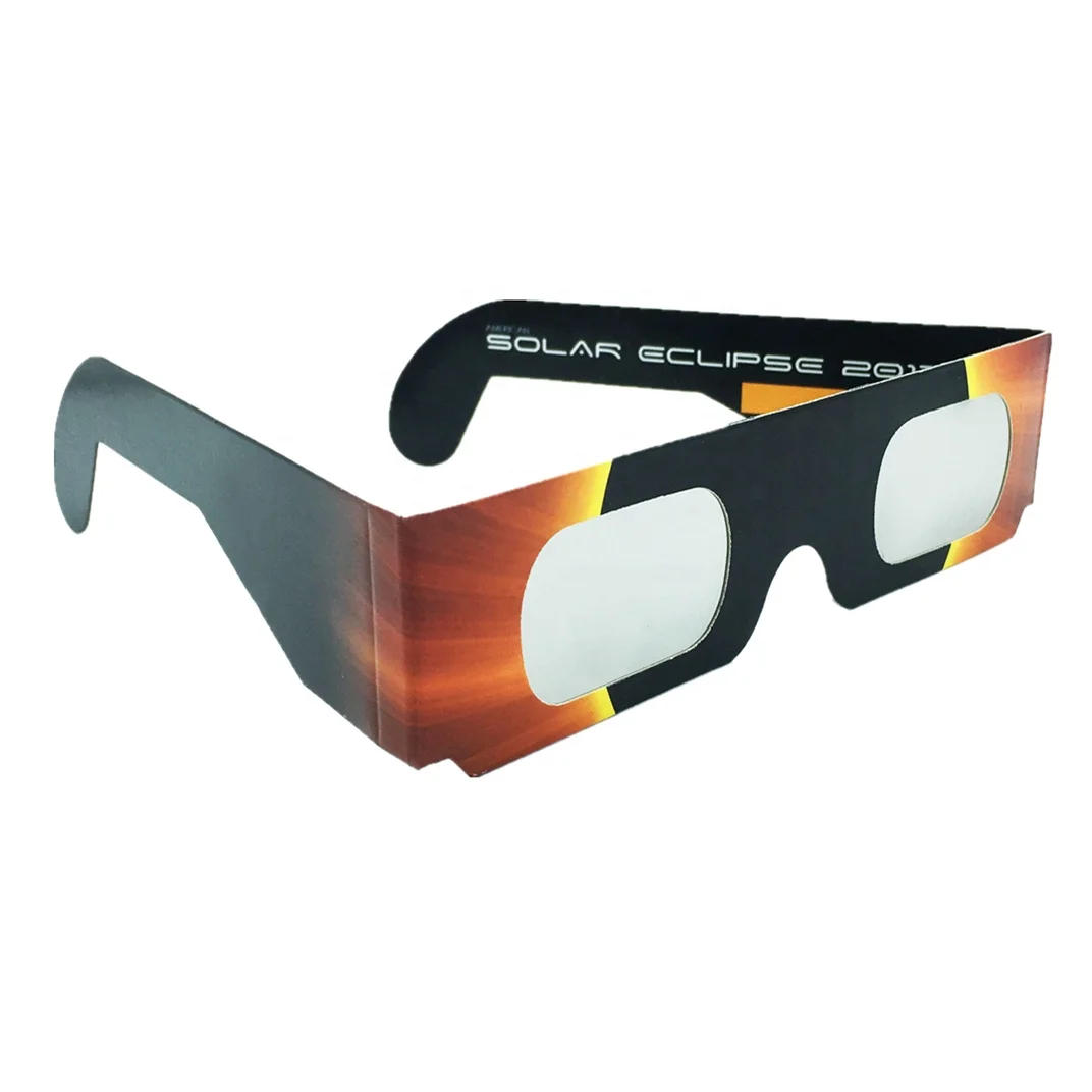 CE and ISO Certified Direct Sun Viewing Premium Total Solar Eclipse Glasses For Promotion