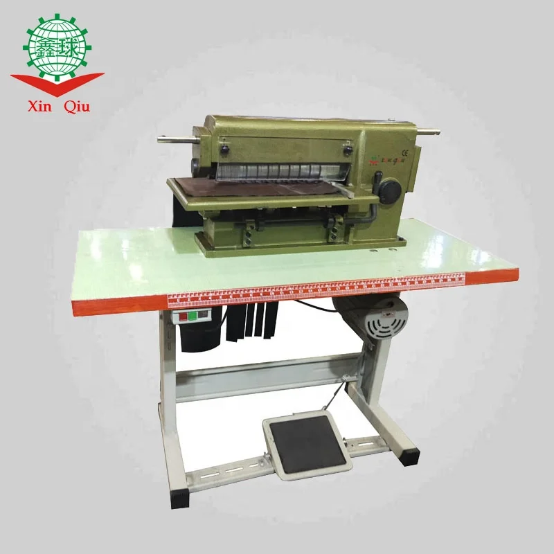 Leather slitting machine material opening mechanism shoe box bag paper products cutting straight slitting machine leather slitti