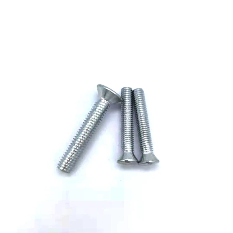 Carbon Steel Galvanized Wood Bolts Hexagon Countersunk Head Stainless Screws