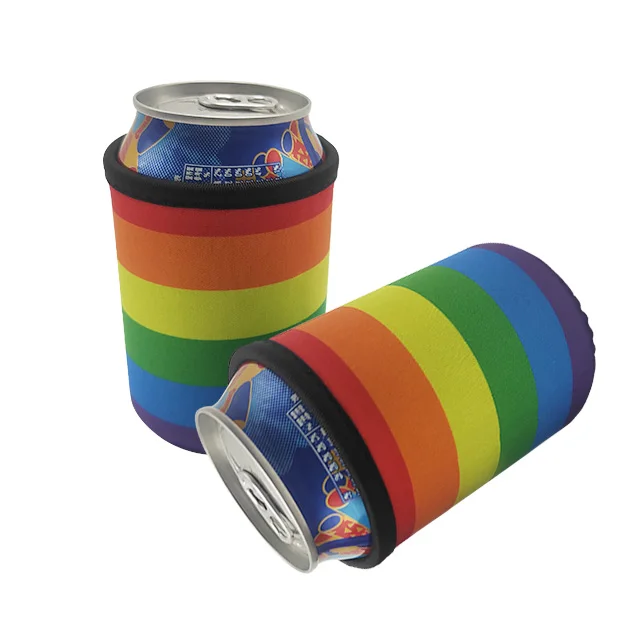 Custom Logo Printed Neoprene Beer Bottle Cooler Promotional Cooler Soda Water Glass Bottle Sleeve