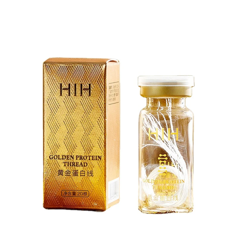 Wholesale Gold Protein Peptide Line Carving Facial Essence Beauty Salon Facial Thread Lift