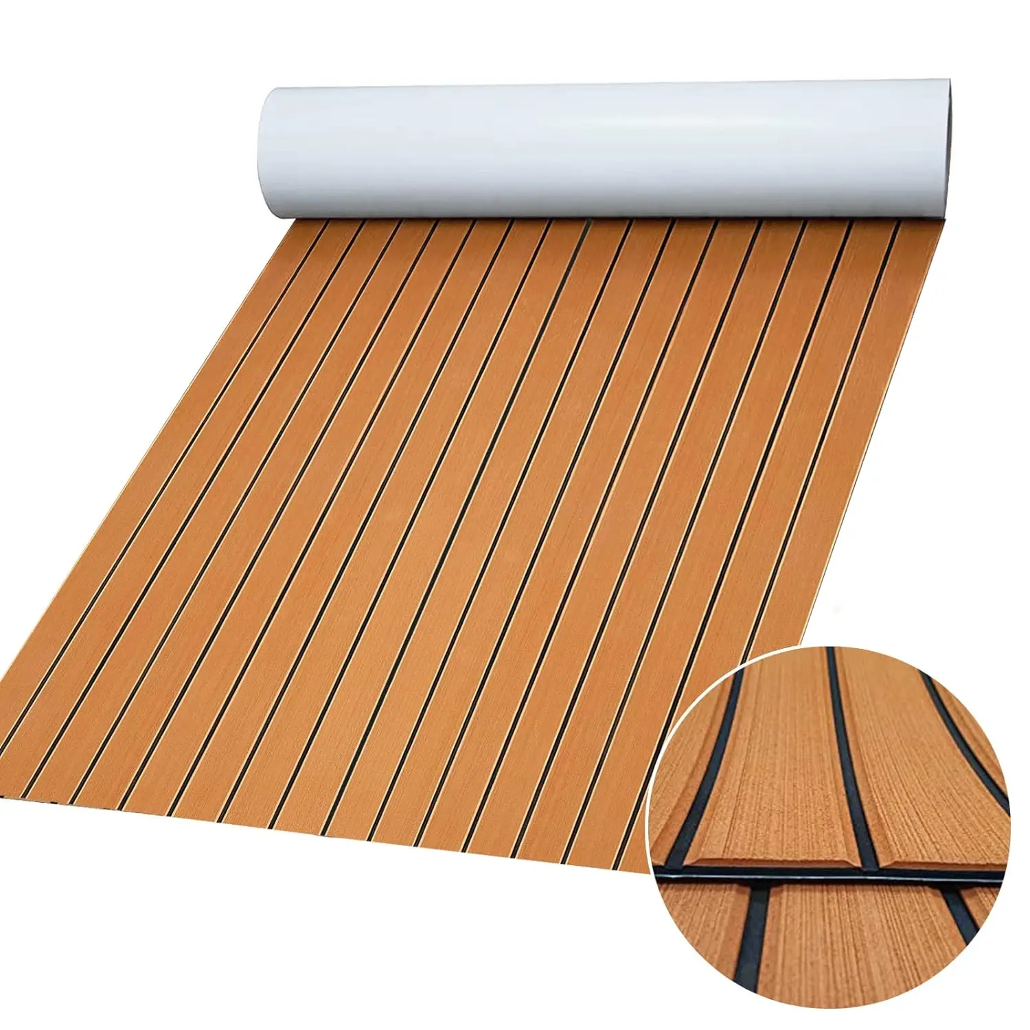 New Arrival EVA Foam Boat Flooring Sea Deck Boat Flooring Faux Teak Marine Mat Boat Accessories Sea Deck for Swimming Pool