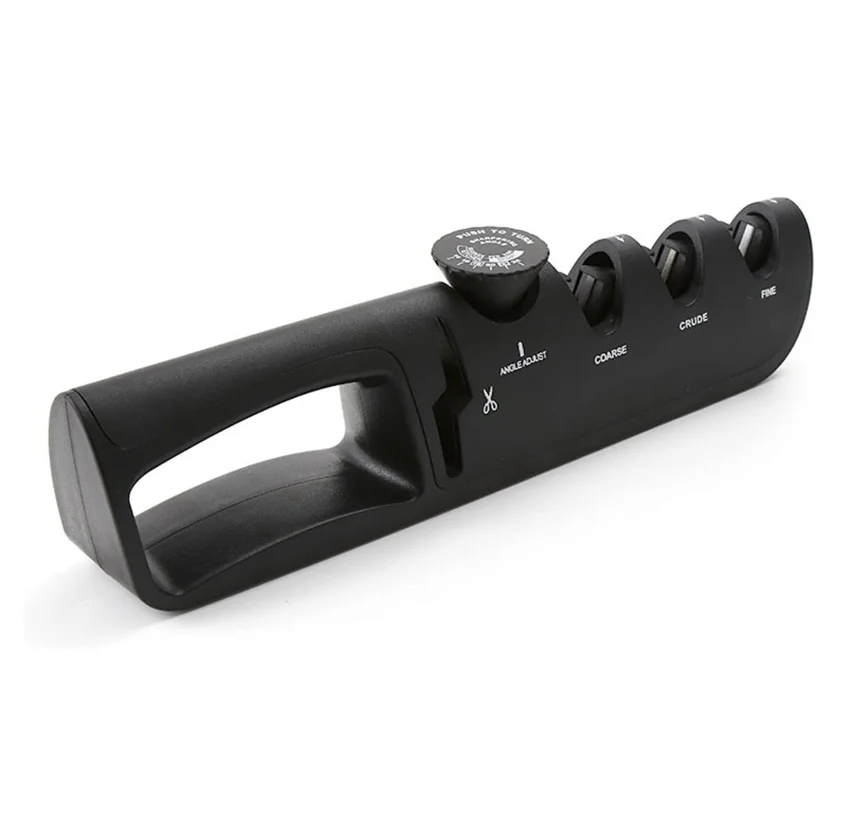 4 in 1 adjustable four-stage knife sharpener 4 stage sharpening knives and scissors manual grinder