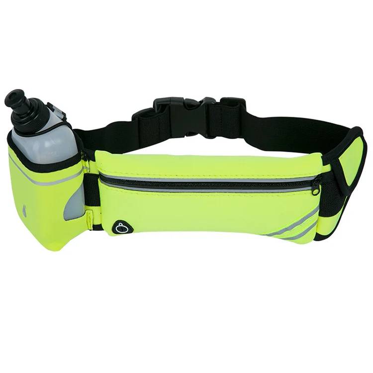 Waist Pack with Water Bottle for Hiking Fitness Runners Belt Fanny Pack for iPhone Sports Waist Pack Belt Pouch Running Belt