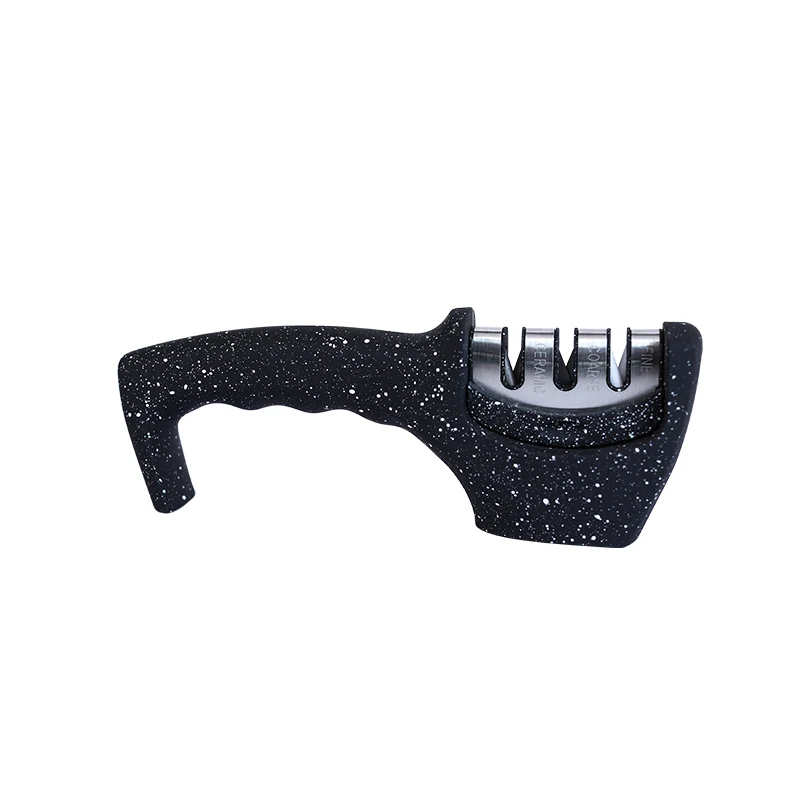 
New marble coating 3-stage sharpener for stainless knife ceramic knife and scissors sharpening 