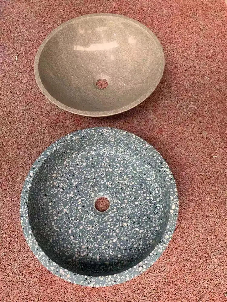 Epoxi Polishing Terrazzo Table And Sink