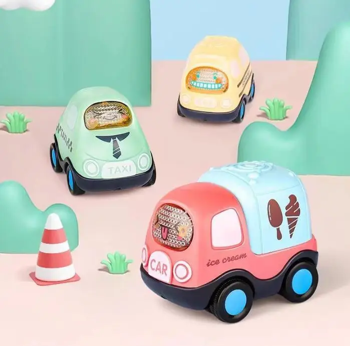 Car Toy Set Inertial Engineering Car Boy baby Model Fall Resistant 1 year old 2 Girl Gift