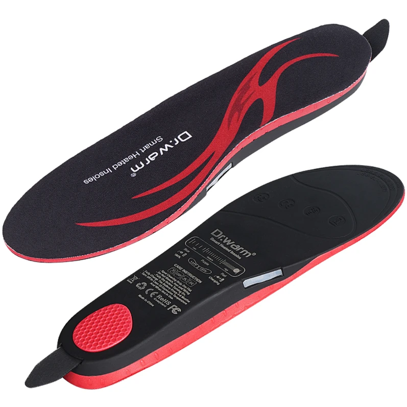 Long Lasting Fast Heating Insole Foot Warmer with APP Remote Control Electric Heated Shoe Insoles