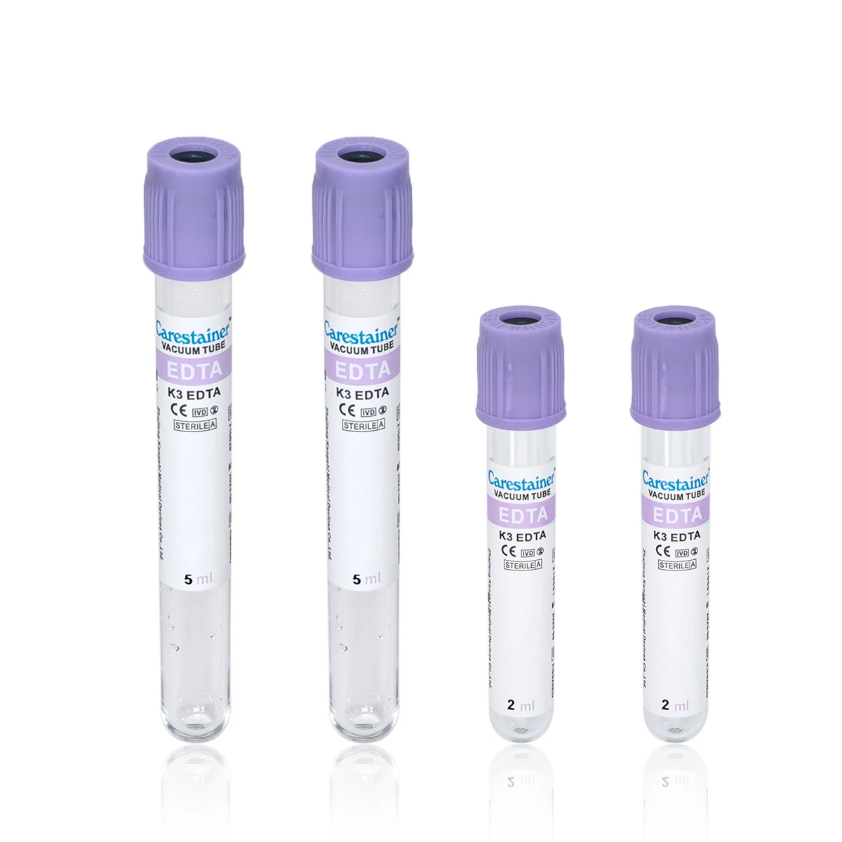 Carestainer Disposable Medical Consumable 3.5ml 5ml Gel Clot Activator Blood Test Tubes for Blood Collection