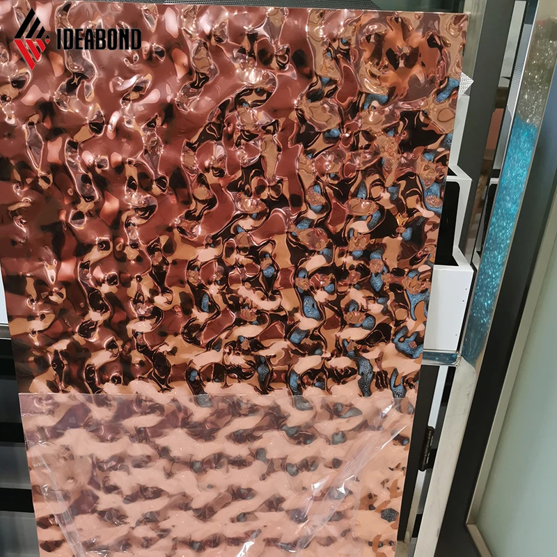 Гофрированные металлические алюминиевые композитные панели для кровли и облицовки