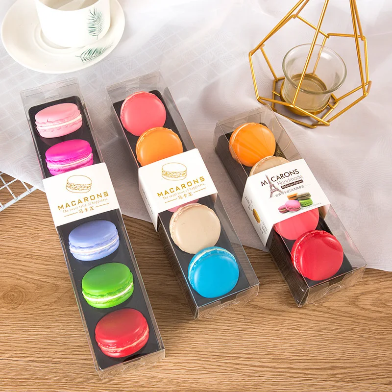 Customized clear blister plastic packaging box with insert for macarons or chocolates thermoform trays plastic boxes