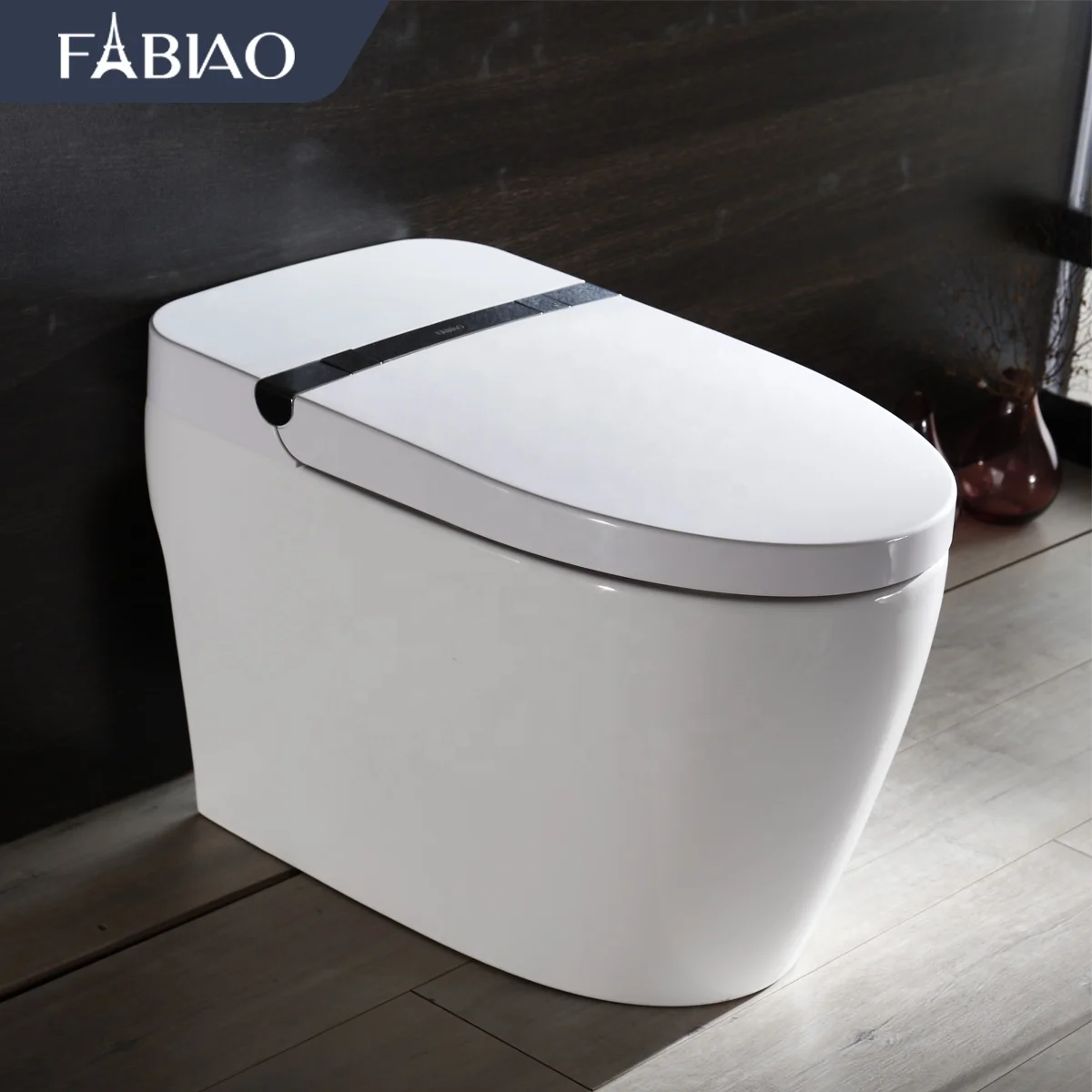 FABIAO toilette bidet intelligente modern smart bathroom one piece p-trap washdown ceramic closestool toilet