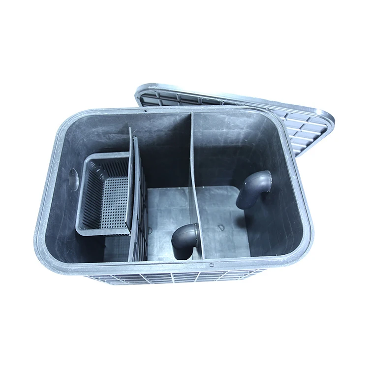 Factory Wholesale Plastic Equipment Oil Water Separator Grease Trap For Restaurant