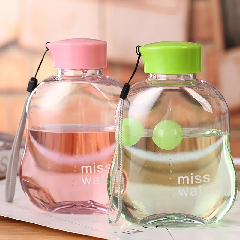 Flypeak new design wholesale Korea miss water clear plastic water bottles cheaper plastic water bottles with custom logo plastic