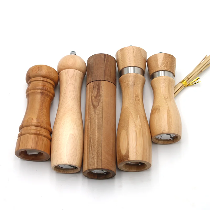 Hot sale mills manufacturer shakers wooden salt and pepper  mill With Cheap Prices