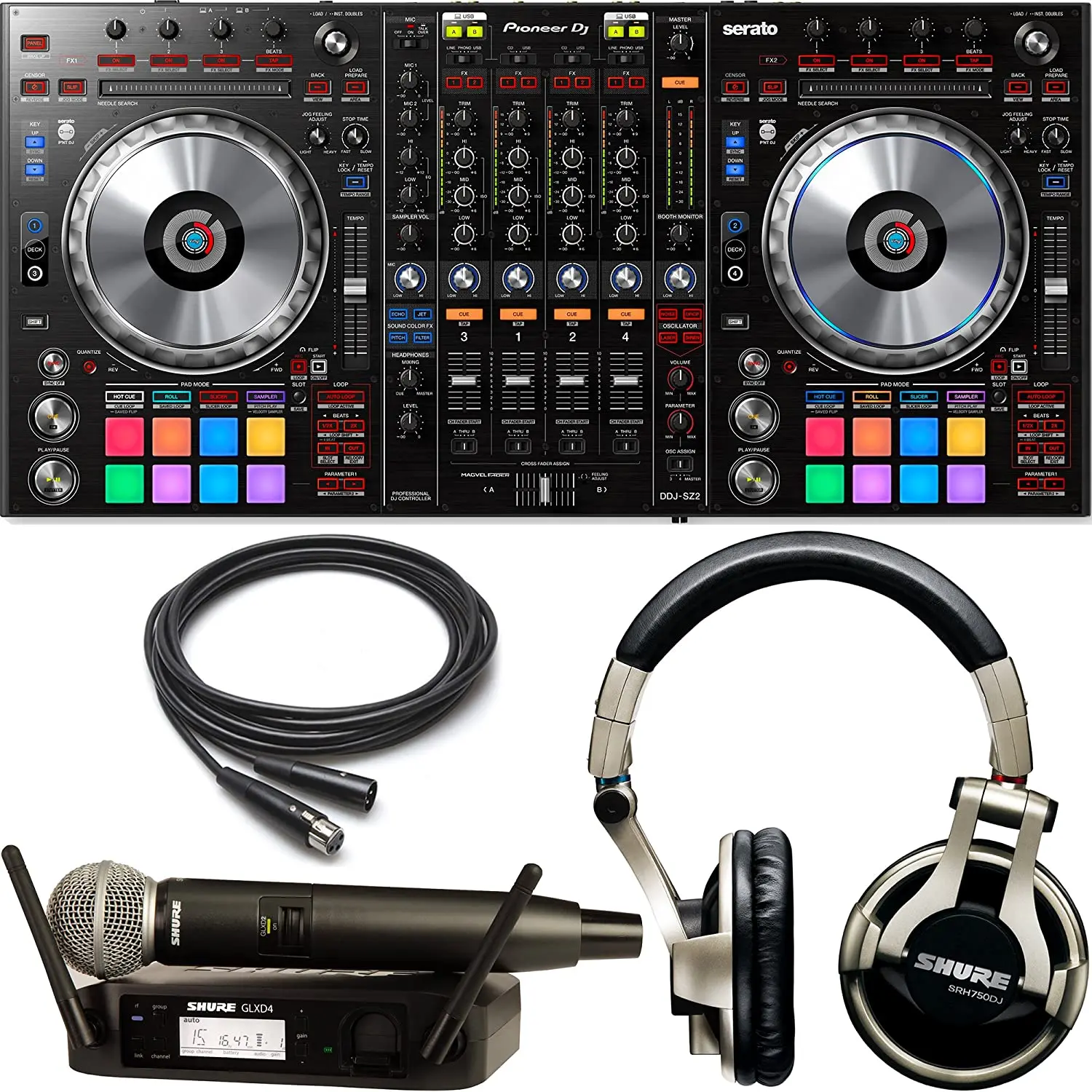 100% Best Pioneer DJ DDJ-SZ2 - Professional DJ Controller For Serato DJ