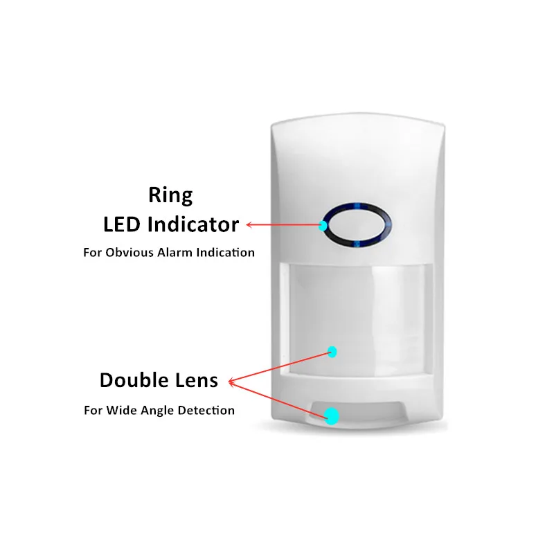 Passive Infrared Movement Sensor 433MHz Wireless PIR Motion Sensor Pet Immune P I R Motion Detector for Alarm System