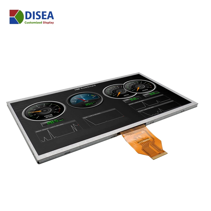 DISEA customized 1024x600 LVDS/40PIN sun readable 10.1 inch TFT lcd display module