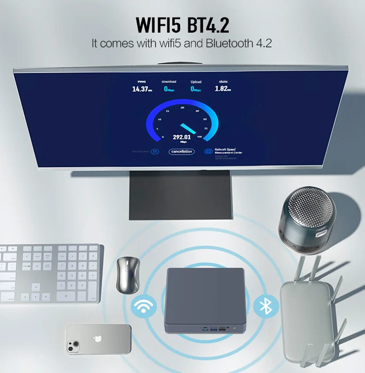Новая функция Sharerdp 2DP HD Type-C 9USB RJ45 Mini PC Intel Core I3 I5 I7 12-го поколения 12400 Процессор высокопроизводительный
