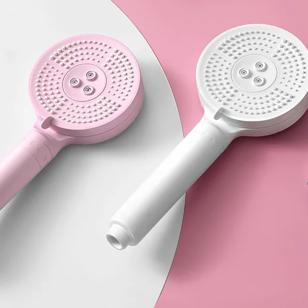 Modern High Pressure Filtered Showerhead Massage Abs Beauty Bathroom Shower Head With PP Cotton Filter