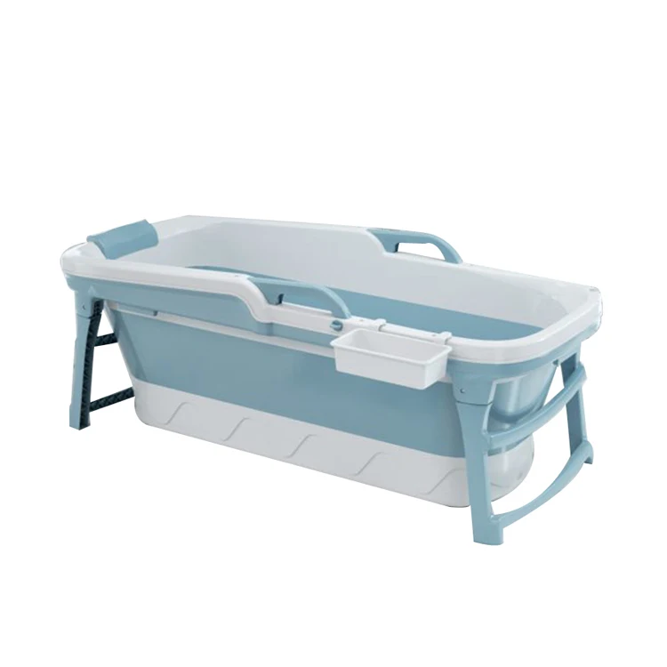 Wholesale customizable color luxury1430MM large household independent portable adult folding plastic bathtubs