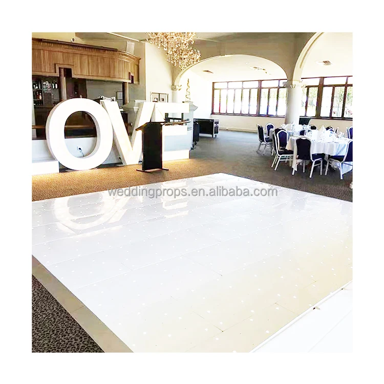 The most popular white led dance floor for wedding event dance floors illuminated dance floor