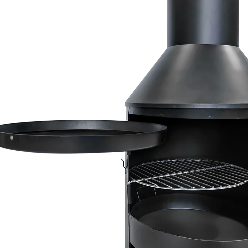 Современная Садовая уличная решетка для барбекю большая круглая чаша огня пивная бутылка в форме костра