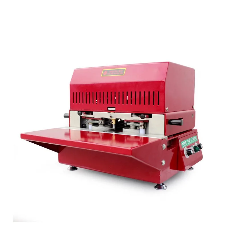 New Design Leather Belt Dyeing Machine Horizontal Automatic Belt Edge Coloring Machine