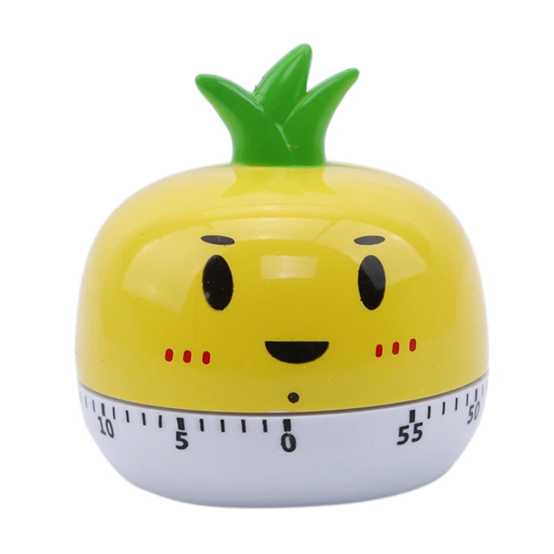2022 Cartoon Animal Vegetable Shape 60 Minute Timer Easy Operate Kitchen Timer Cooking Baking Helper Kitchen Tools