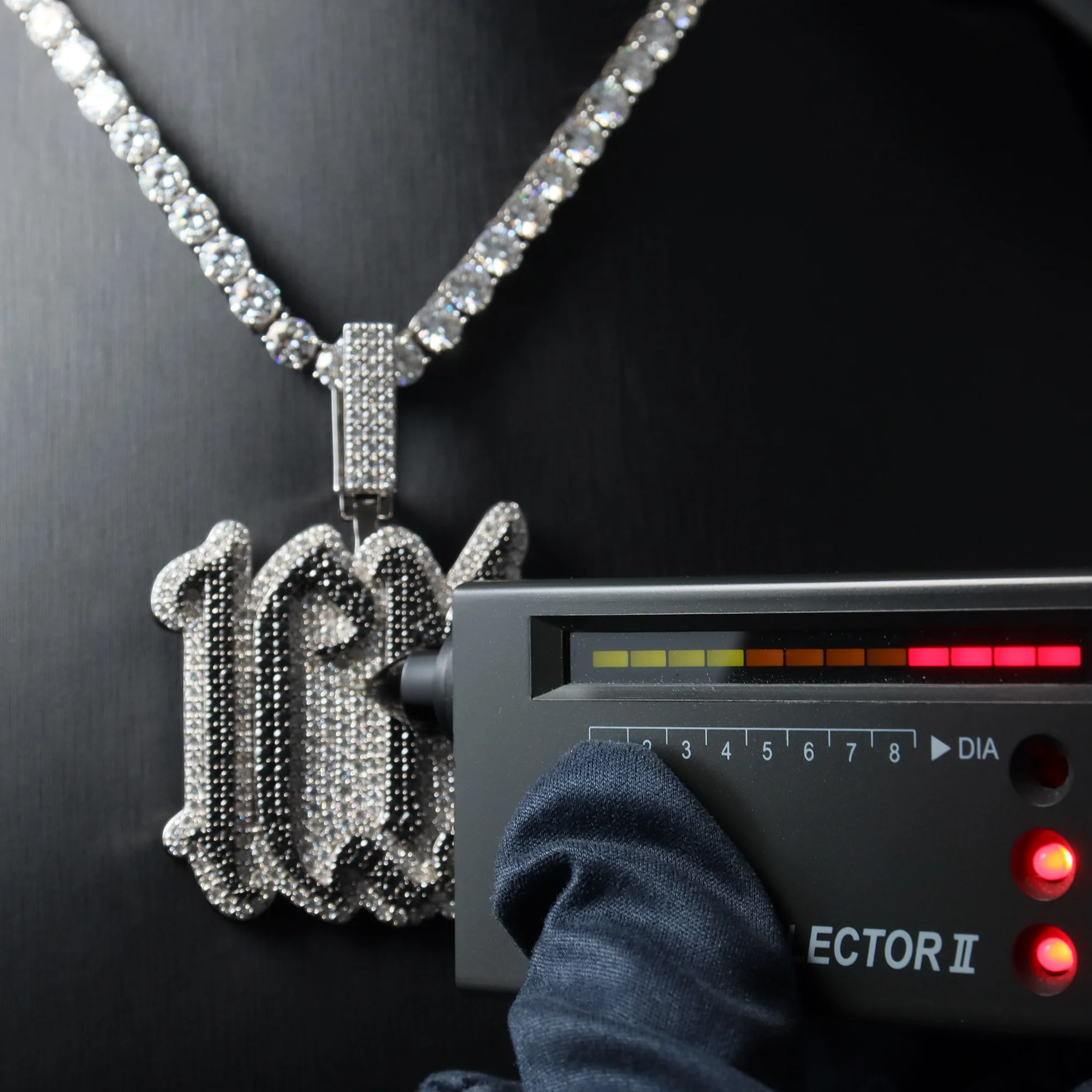 Hip Hop Jewelry Iced Out Letter Name Pendant Two Tones Two Layers Pass Diamond Tester VVS Moissanite Luxury Custom ICM Pendant