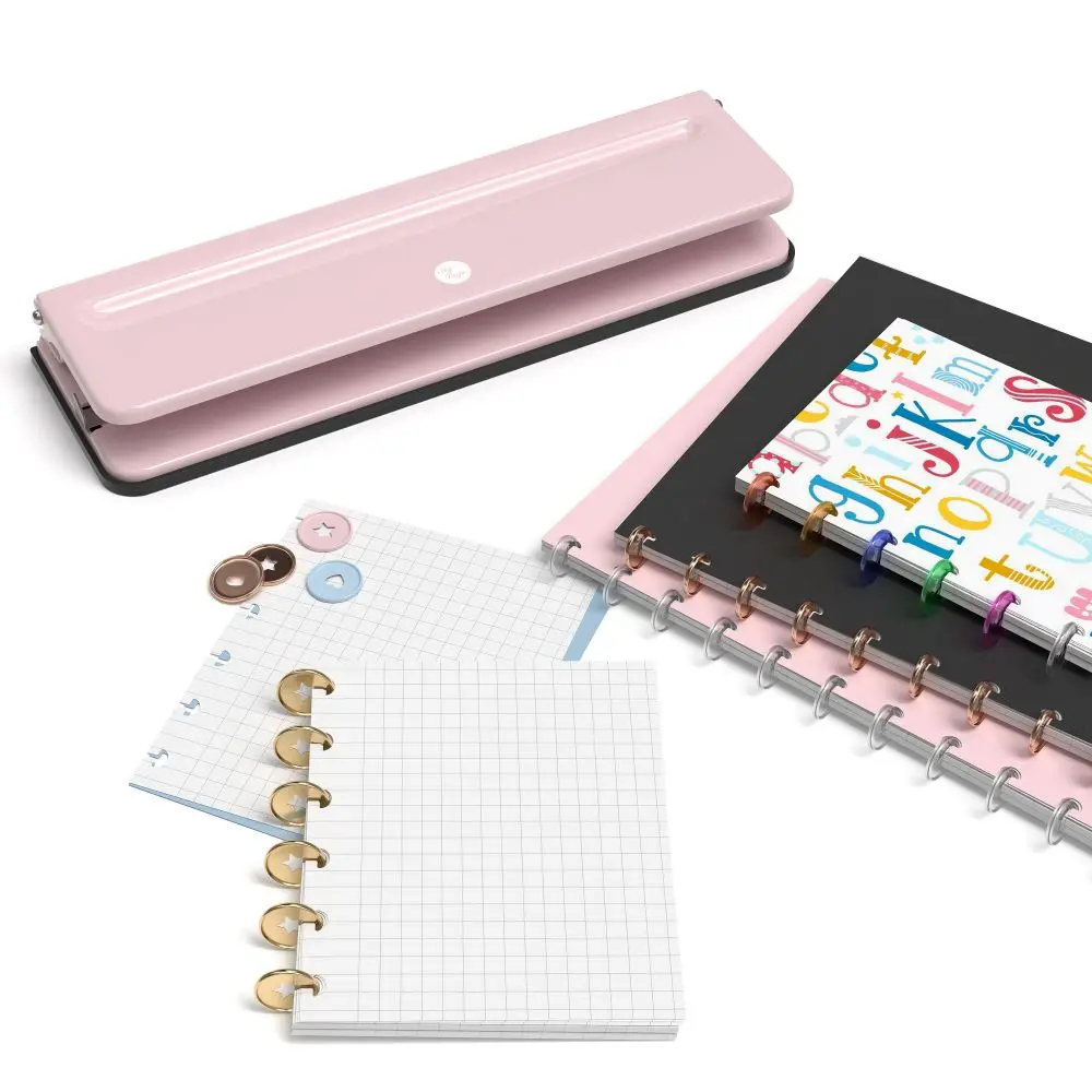 12-Mushroom-Hole Puncher for Discbound Systems Discs Binding Machine