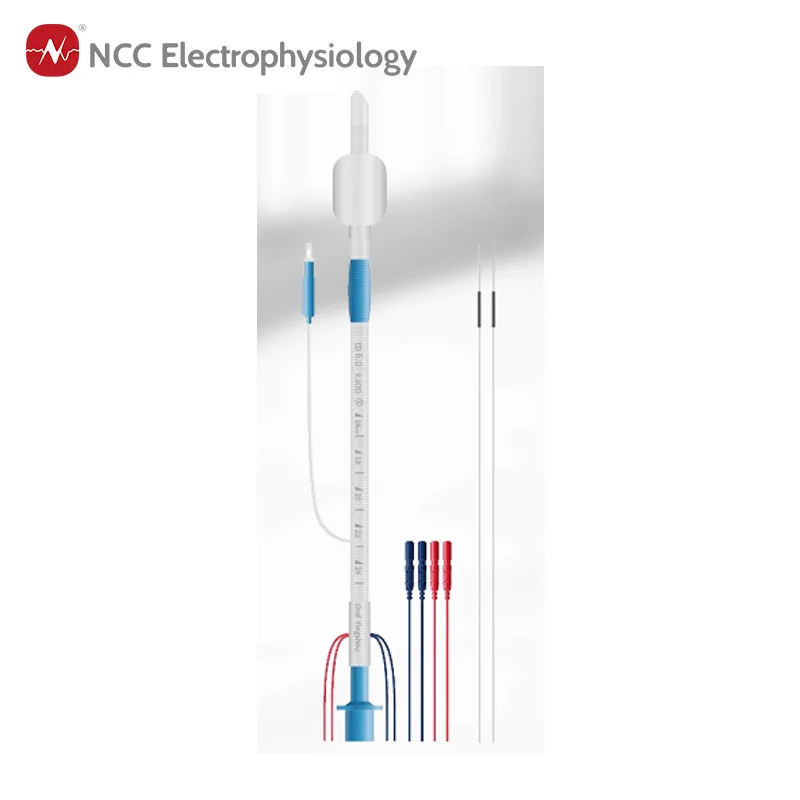 Эндотрахеальный катетер NeuTrack EMG для ИМК с встроенными двусторонними электродами конструкция предотвращающая контакт голосовыми связками размеры 6.0-8.0