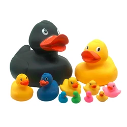 Kids Shower Swimming little Mini Yellow Bulk Rubber Duck Bath Toy Sound Floating Ducks for baby