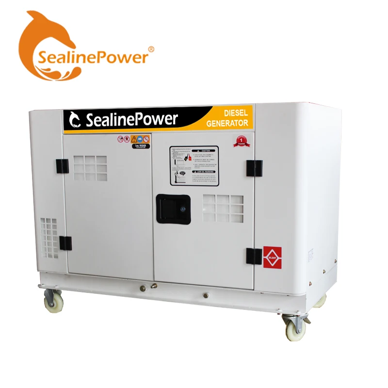 10KW  Two-cylinder Water-cooled  Large  Generator Units custom made machinery